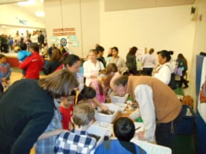 exploring the contents of a program bin at a science night