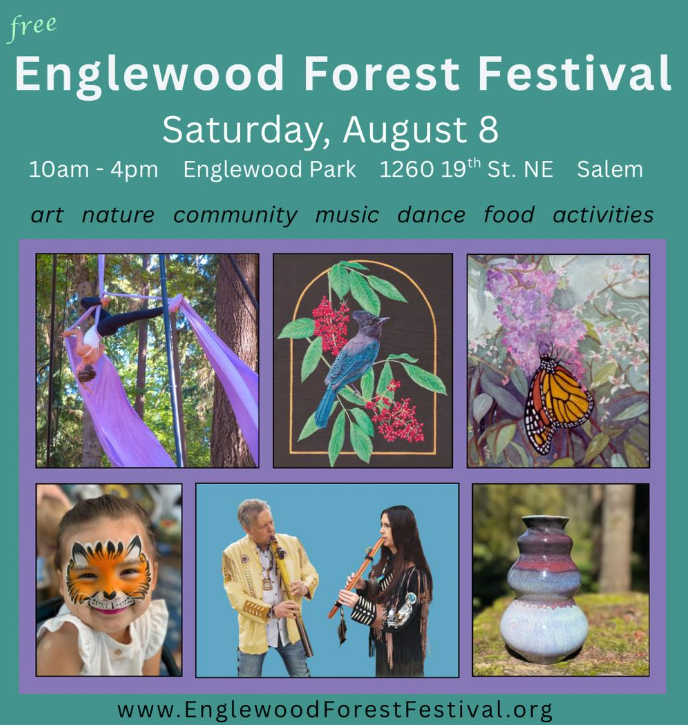 Englewood forest festival advertisement graphic.