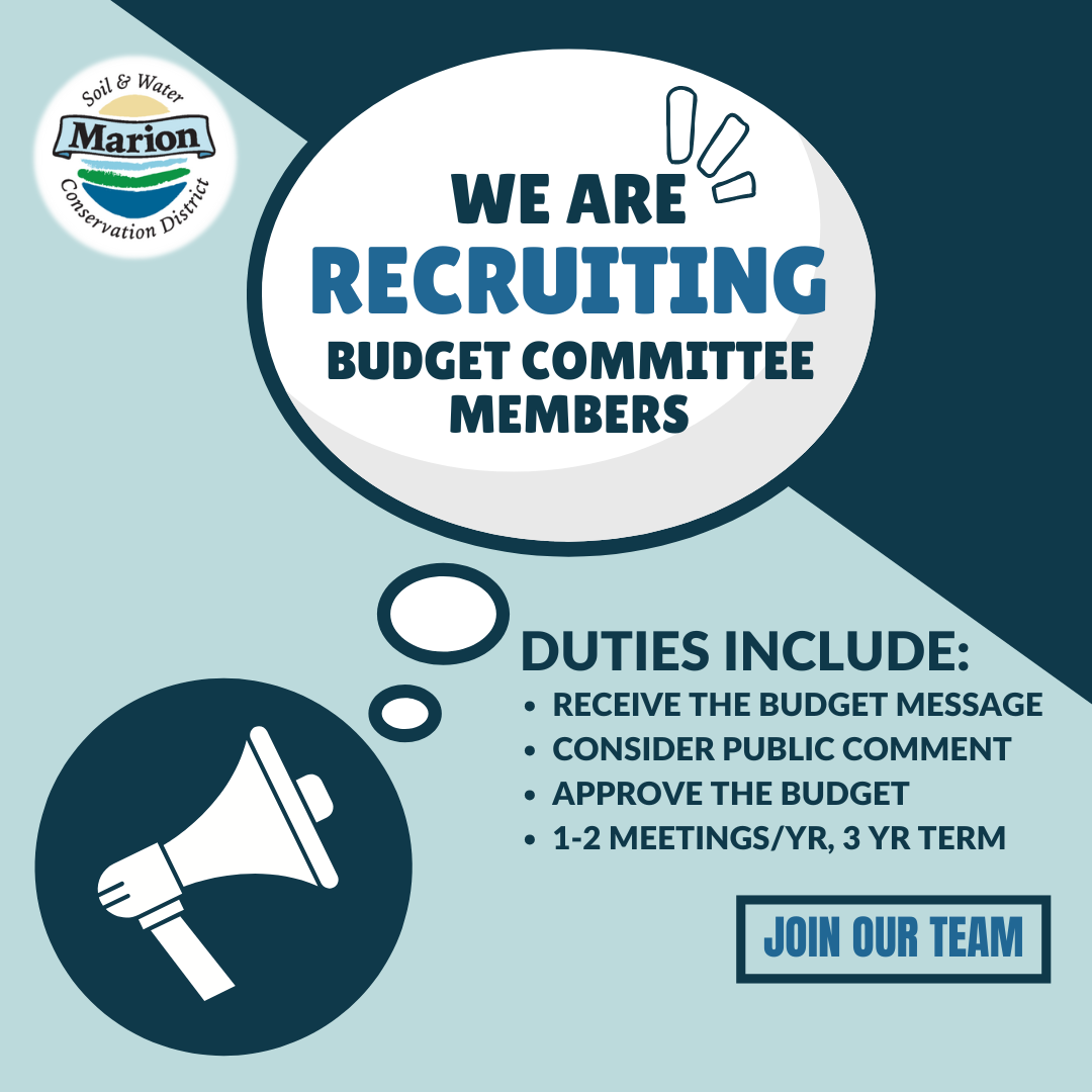 Looking for Budget Committee Members - Marion SWCD