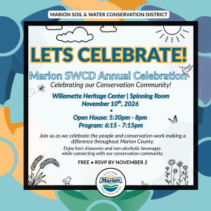 Graphic illustration invitation to attend Annual Celebration Event.